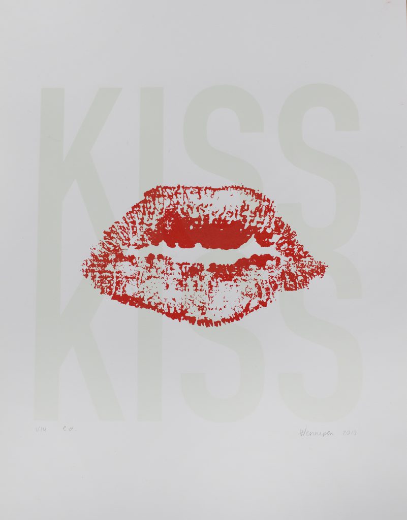 Kiss 2018,
2 kleurendruk - opl. 14  (afb. 22 x 20 cm)
€ 25