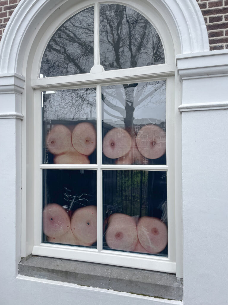 window-titties
gemaakt voor delocatie ( brugwachtershuisje) afdrukken van scans